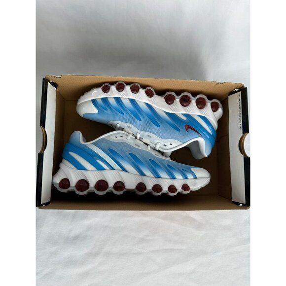 * 8.5 WOMEN'S NIKE AIR MAX DN8 WHITE BLUE RED FQ7860-101 Running sneakers - Picture 8 of 8